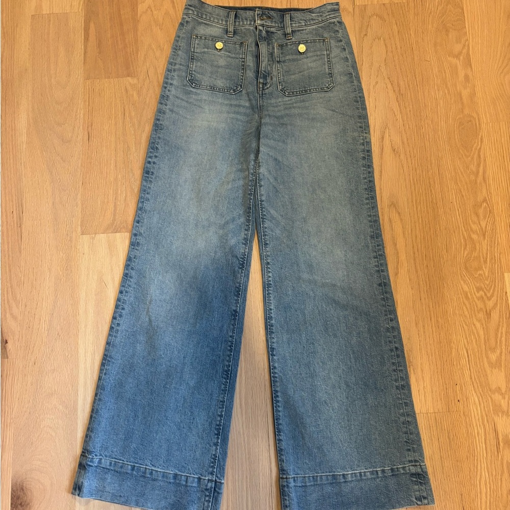 J. Crew Flare Jeans in Classic Blue